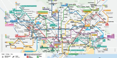 Bcn plan du métro